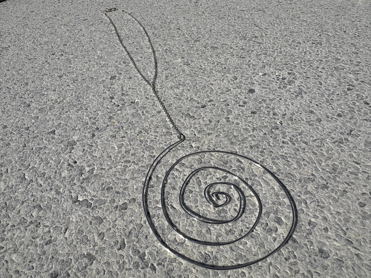 “Carnage desire” silver necklace.