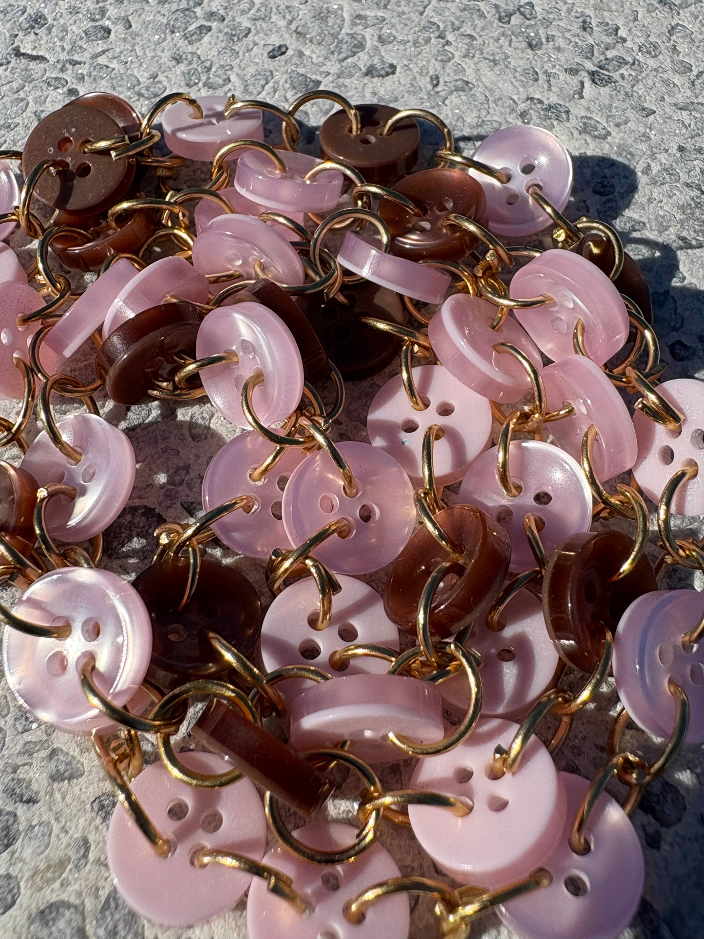 “Melancholia rain” necklace.